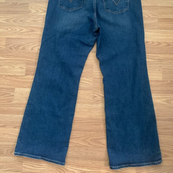 Levis Jeans Blue Perfectly Slimming Boot Cut 512 Denim Pants High Rise Sz 16S - Picture 6 of 14